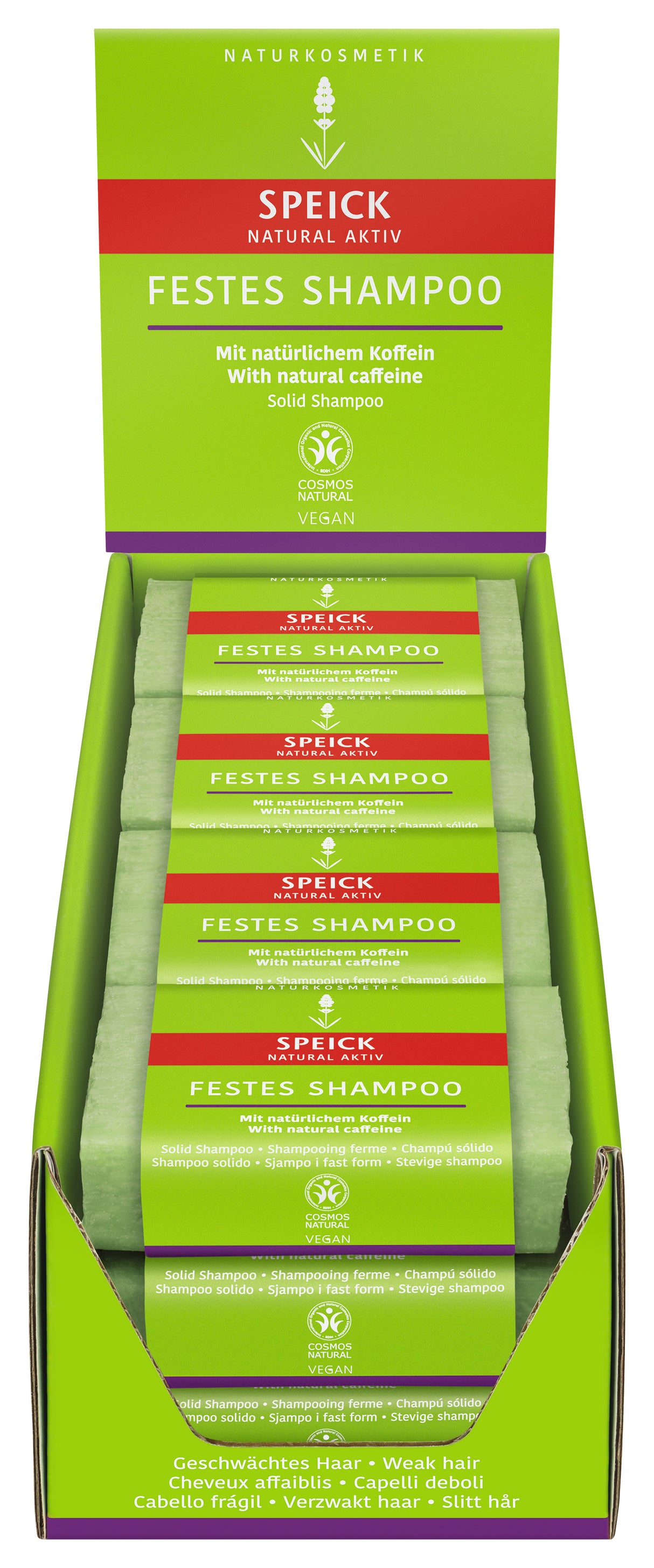 Speick Natural Activ Shampoo with Caffeine from Guarana Bar