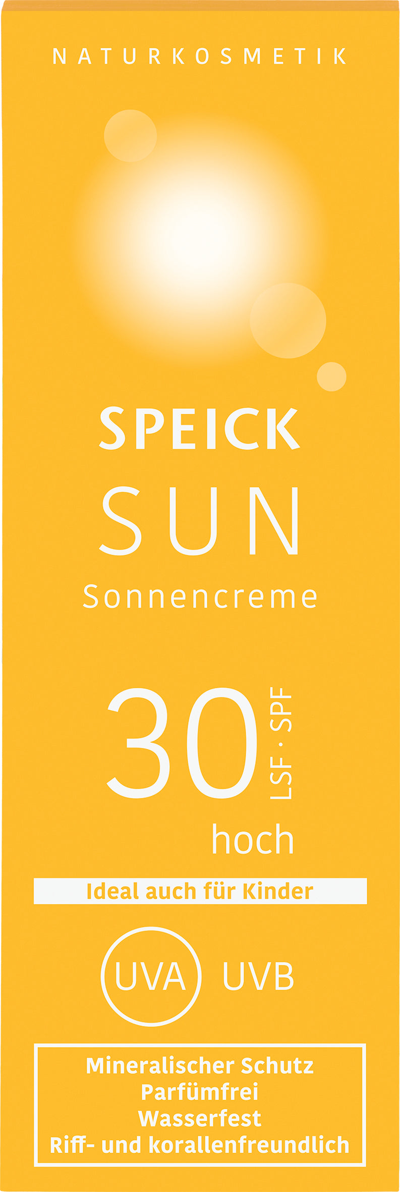 Speick SUN Sun Cream SPF 30 60ml