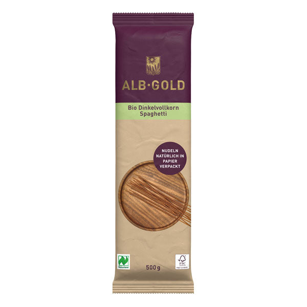 Alb-Gold Organic Wholegrain Spelt Spaghetti