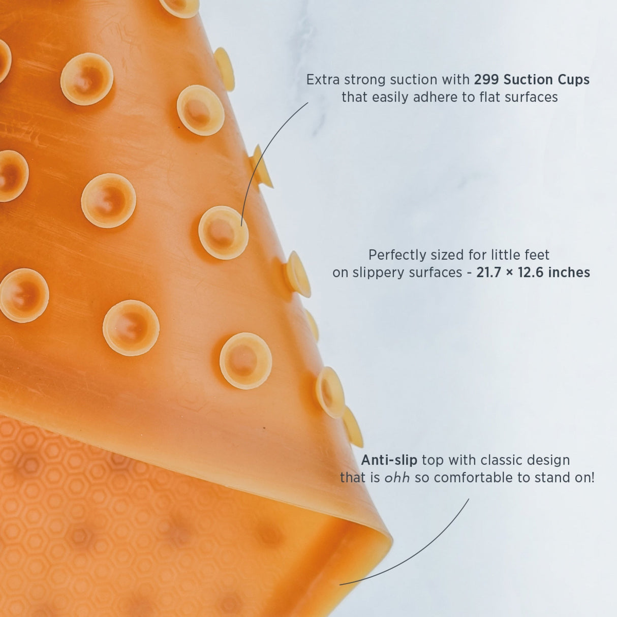 Baby Bath Mat in Natural Rubber - Baby