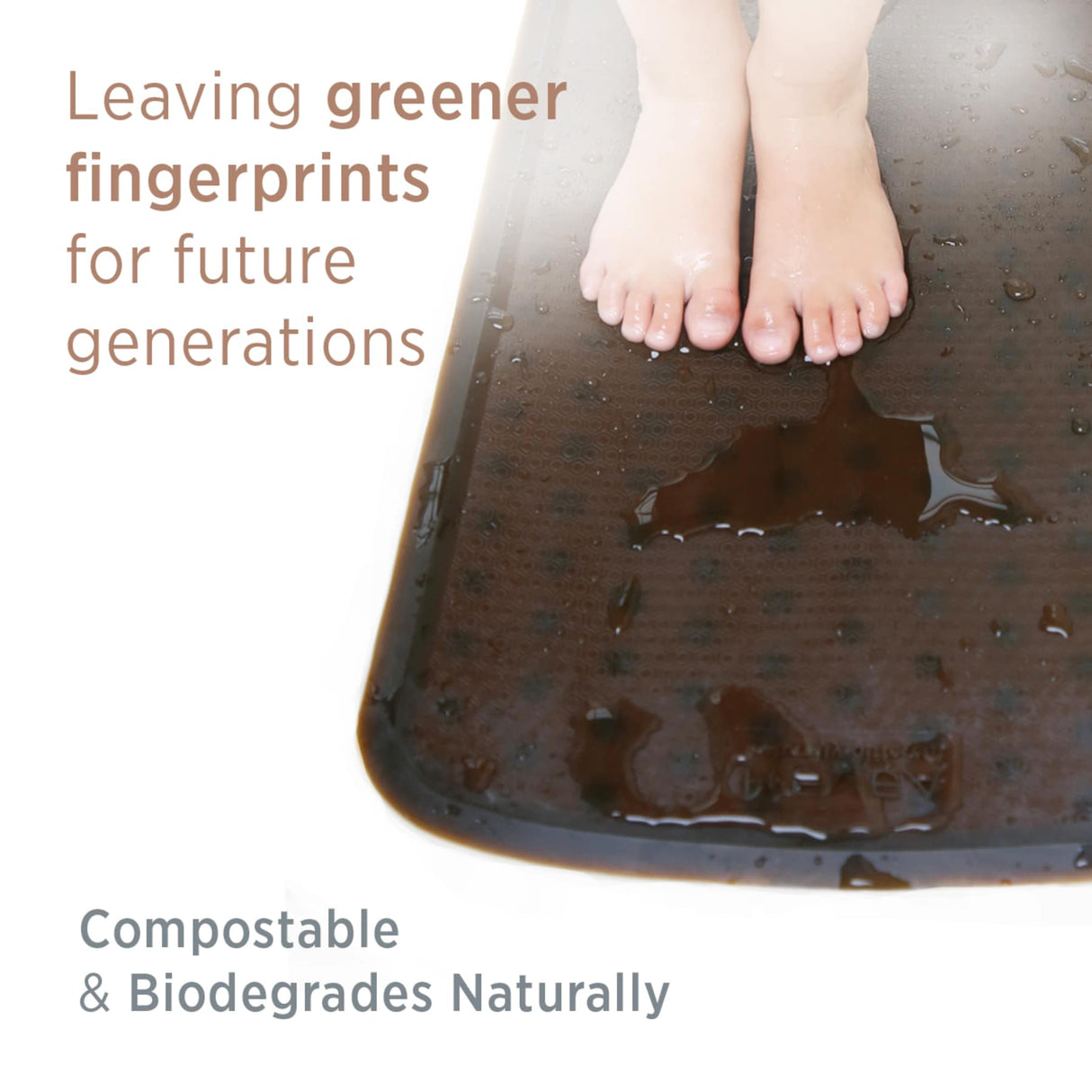 Baby Bath Mat in Natural Rubber - Baby