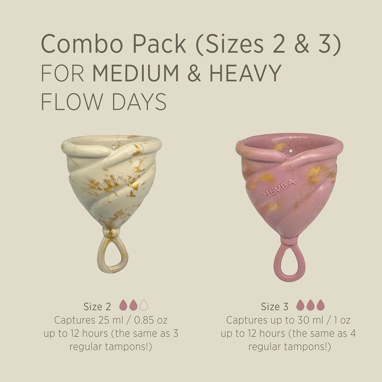 LOOP Menstrual Cup Combo - Sizes 2 & 3