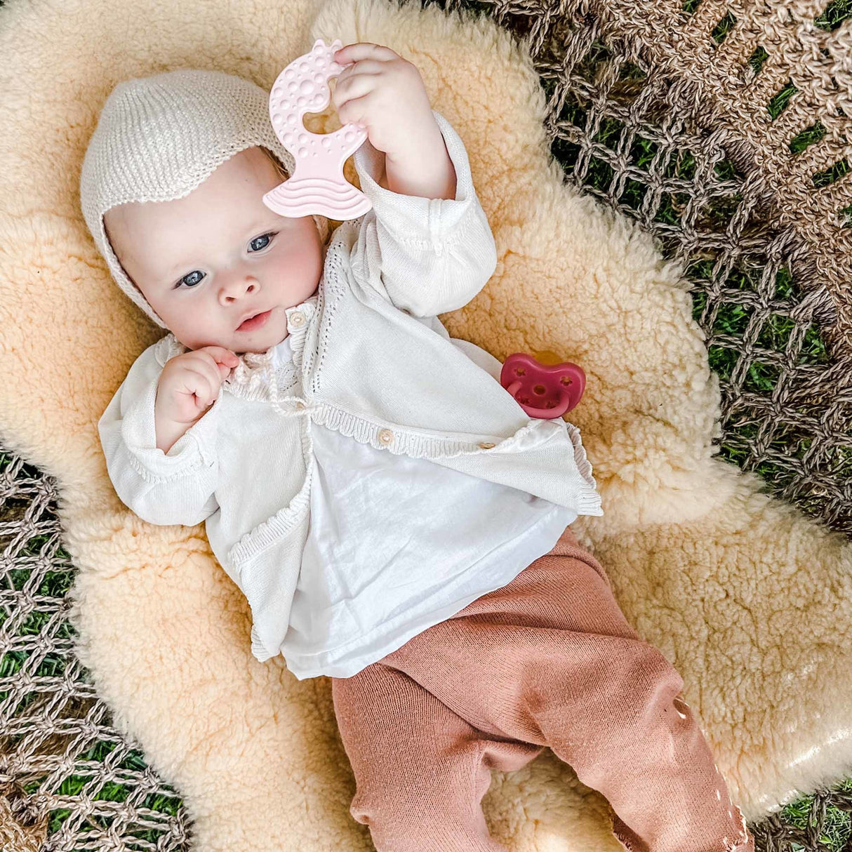 Fish Teether in Natural Rubber -