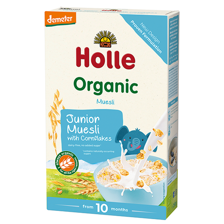 Holle Organic Junior Muesli Multigrain with Cornflakes