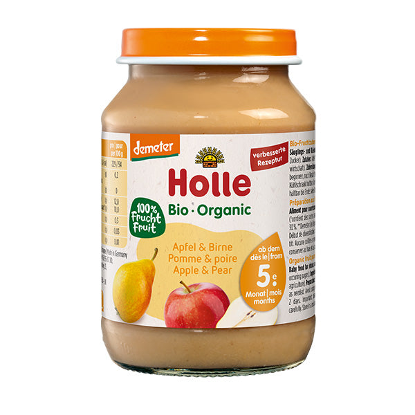 Holle Organic Apple & Pear Baby Food
