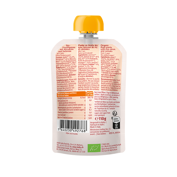 Holle Organic Baby Food Pouch - Lion Porridge