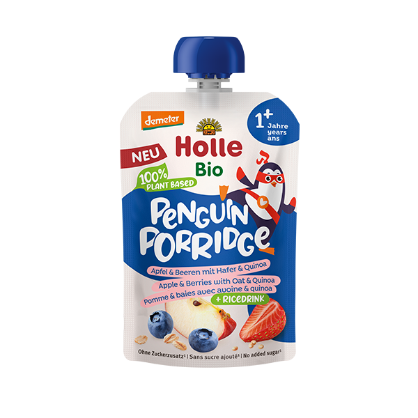 Holle Organic Baby Food Pouch - Penguin Porridge