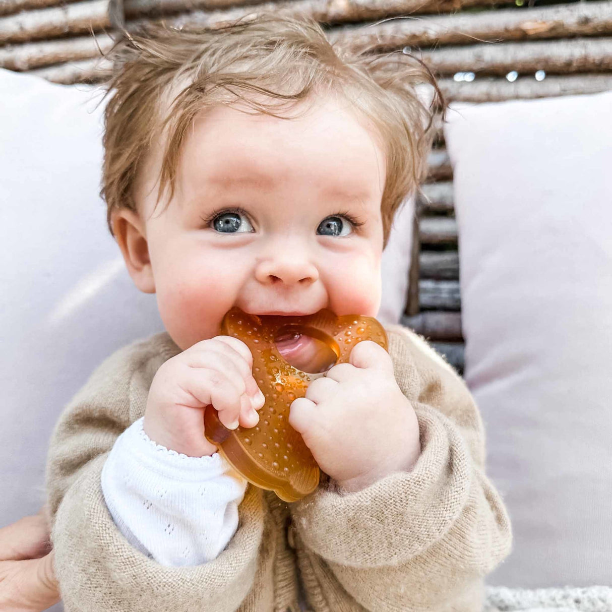 Panda Teether in Natural Rubber -