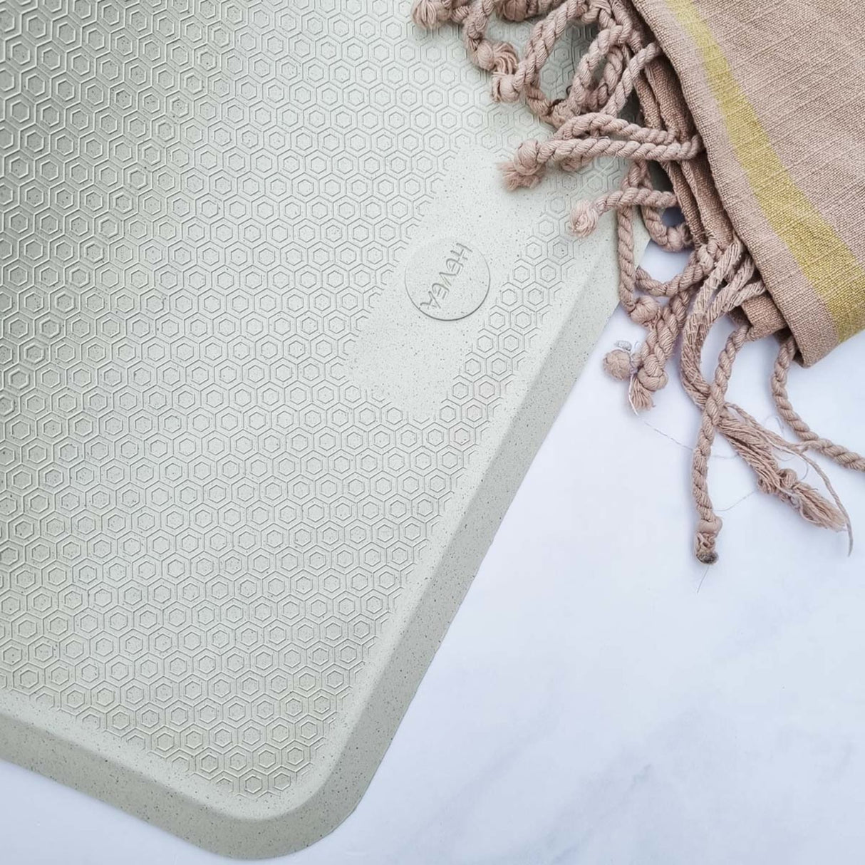 Big Bath Mat in Natural Rubber - Big