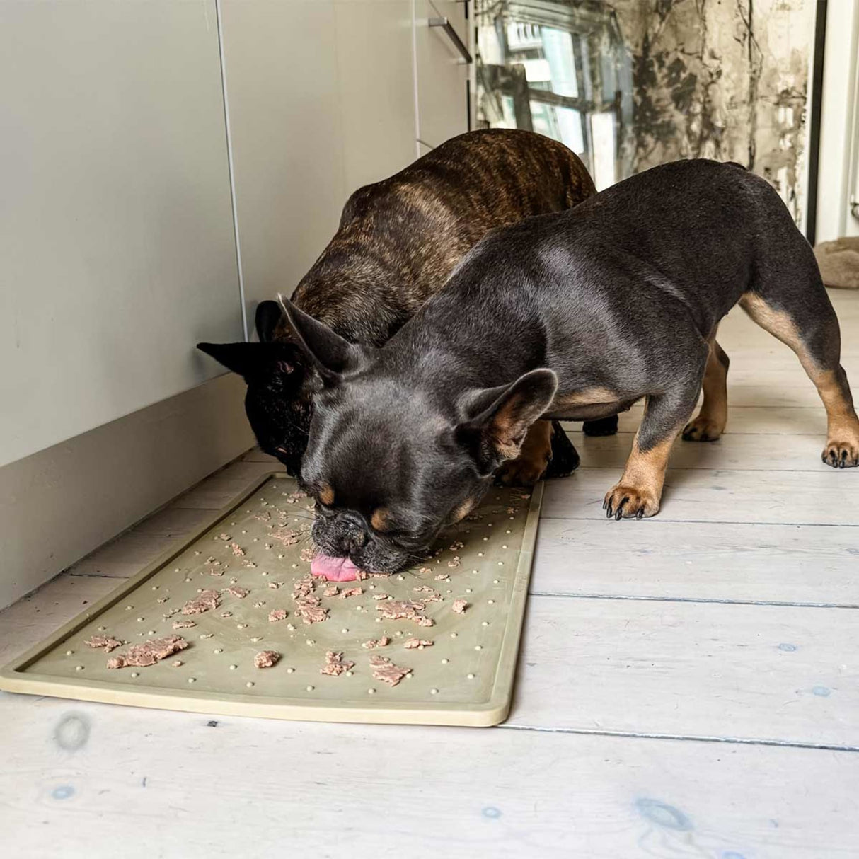 Dog Feeding Mat in Natural Rubber - Big