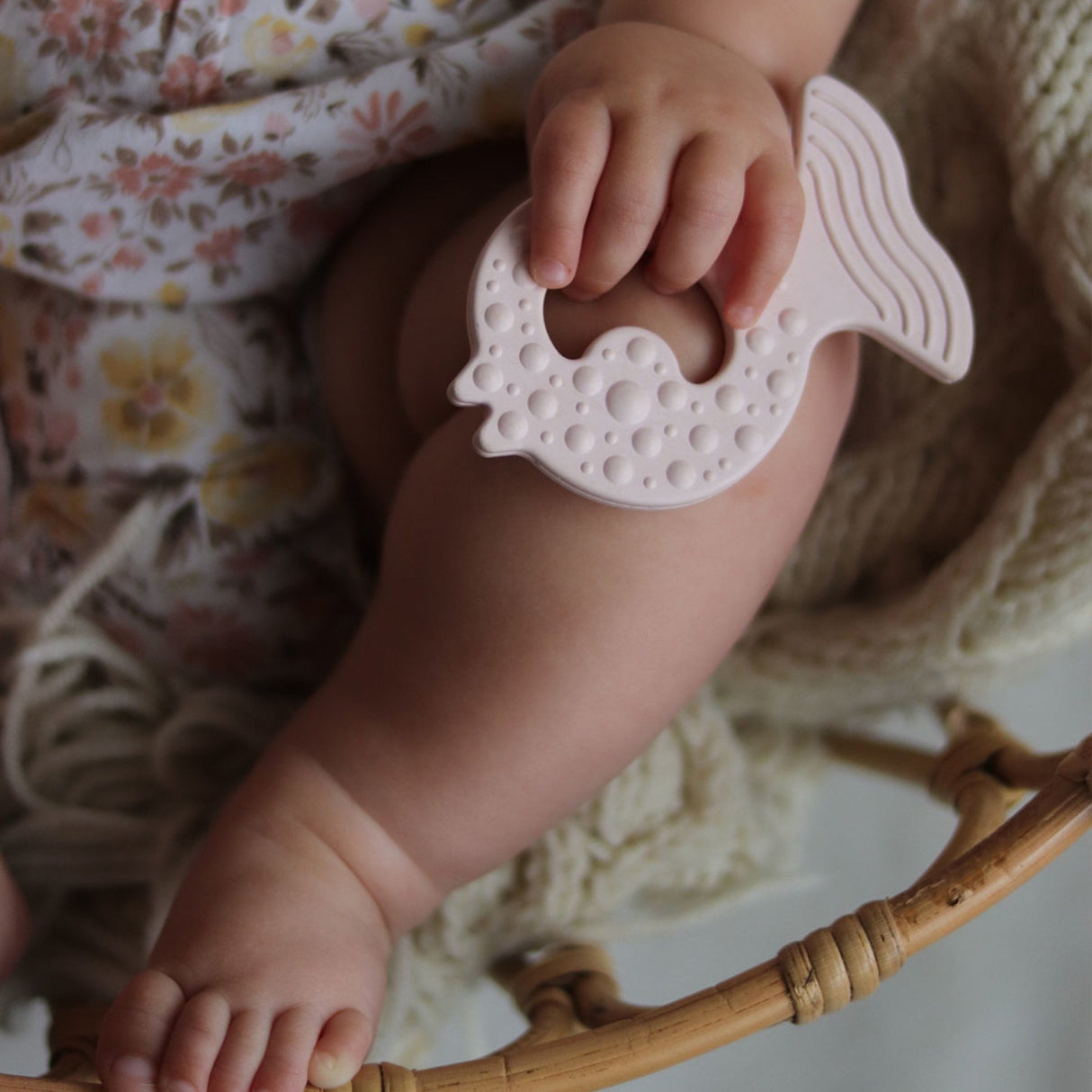 Fish Teether in Natural Rubber -