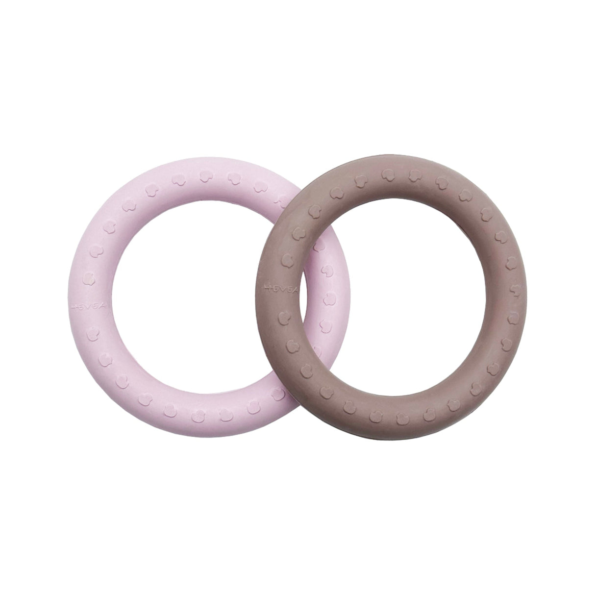 Kawan Teether Rings in Natural Rubber Two-Pack -