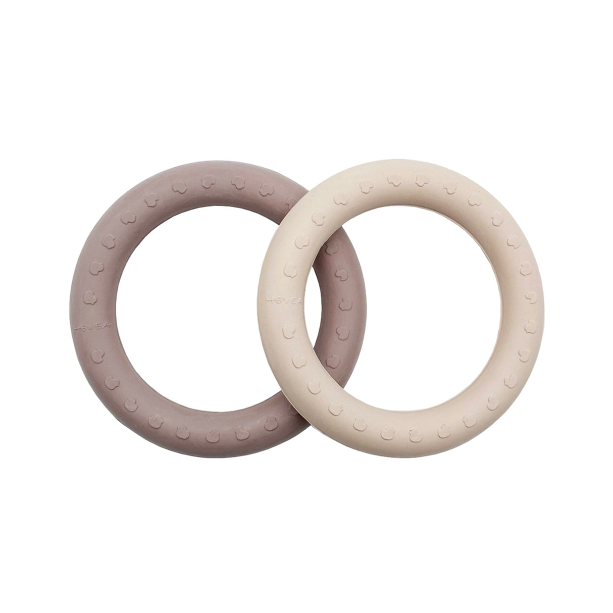 Kawan Teether Rings in Natural Rubber Two-Pack -
