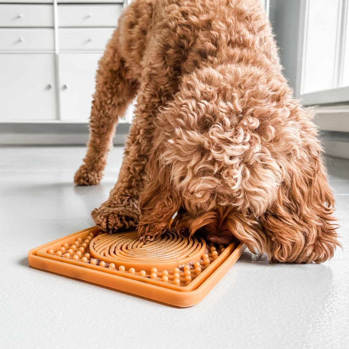 Dog Licking Mat in Natural Rubber -