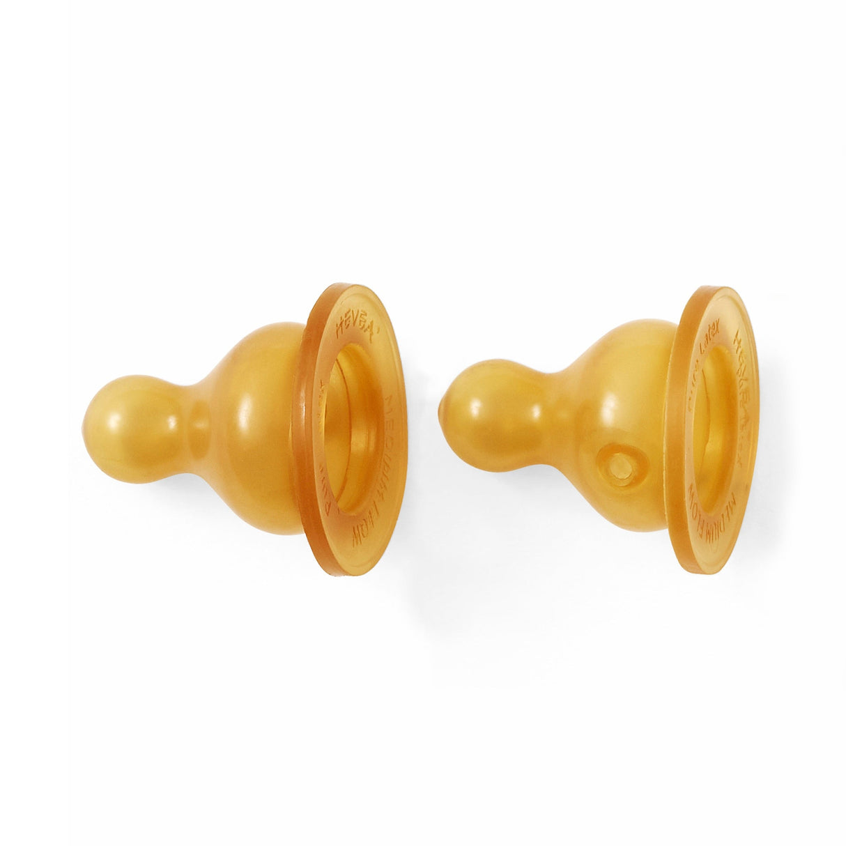 Standard Neck Baby Glass Bottle Nipples Two-Pack -