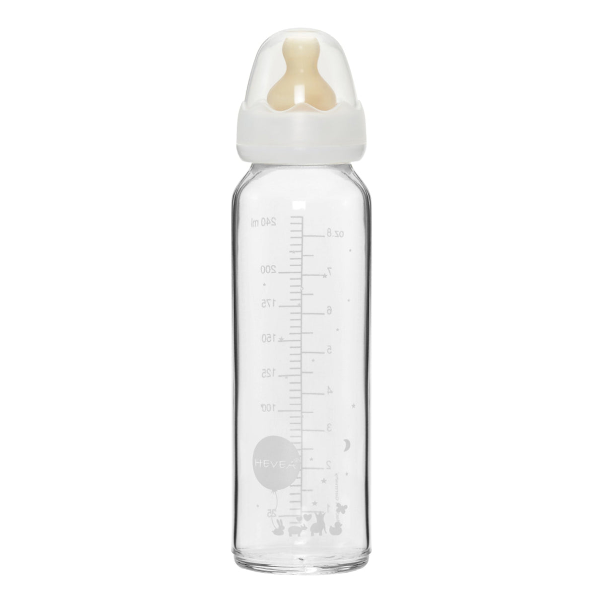Standard Neck Baby Glass Bottle 240ml/8oz Single-Pack - 240ml/8oz