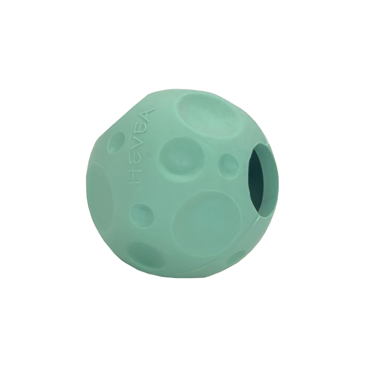 Moon Ball 2-in-1 Dog Activition & Fetch Toy in Natural Rubber -