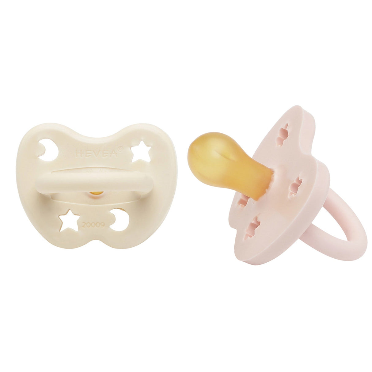 Natural Rubber Pacifier ROUND 3-36 Months Two-Pack - Round 3-36 months
