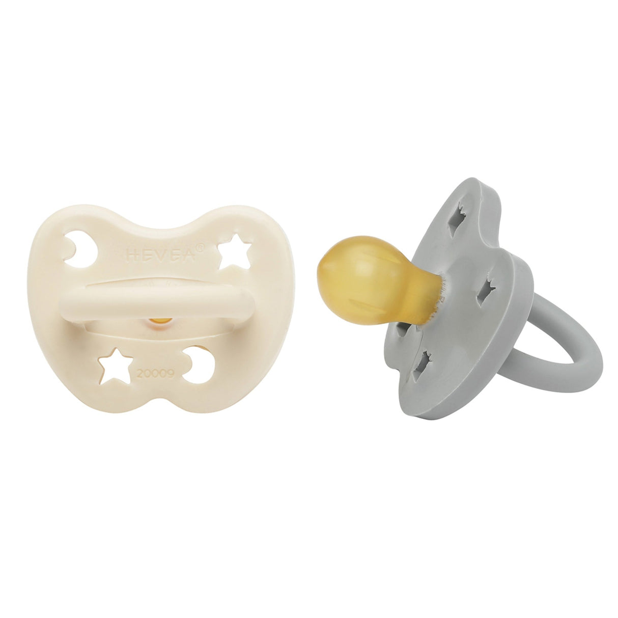 Natural Rubber Pacifier ROUND 3-36 Months Two-Pack - Round 3-36 months