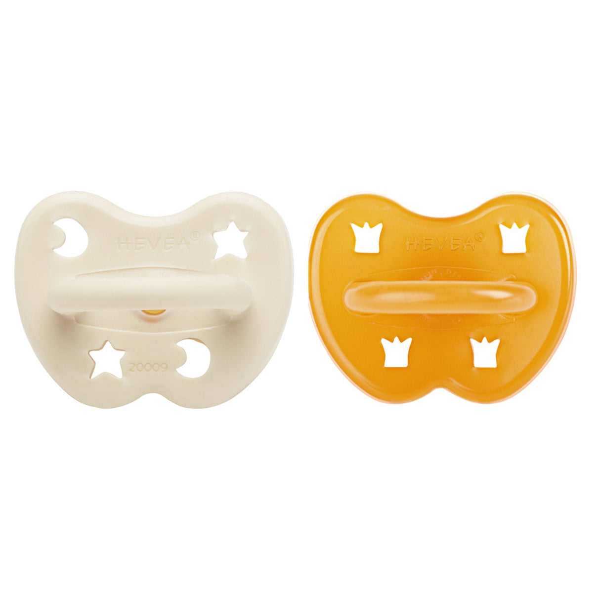 Natural Rubber Pacifier ROUND 3-36 Months Two-Pack - Round 3-36 months