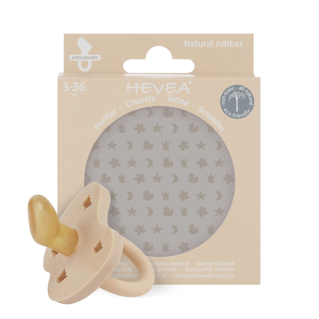 Natural Rubber Pacifier ORTHODONTIC 3-36 Months Single-Pack - Orthodontic 3-36 months