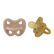 Natural Rubber Pacifier ROUND 3-36 Months Two-Pack - Round 3-36 months
