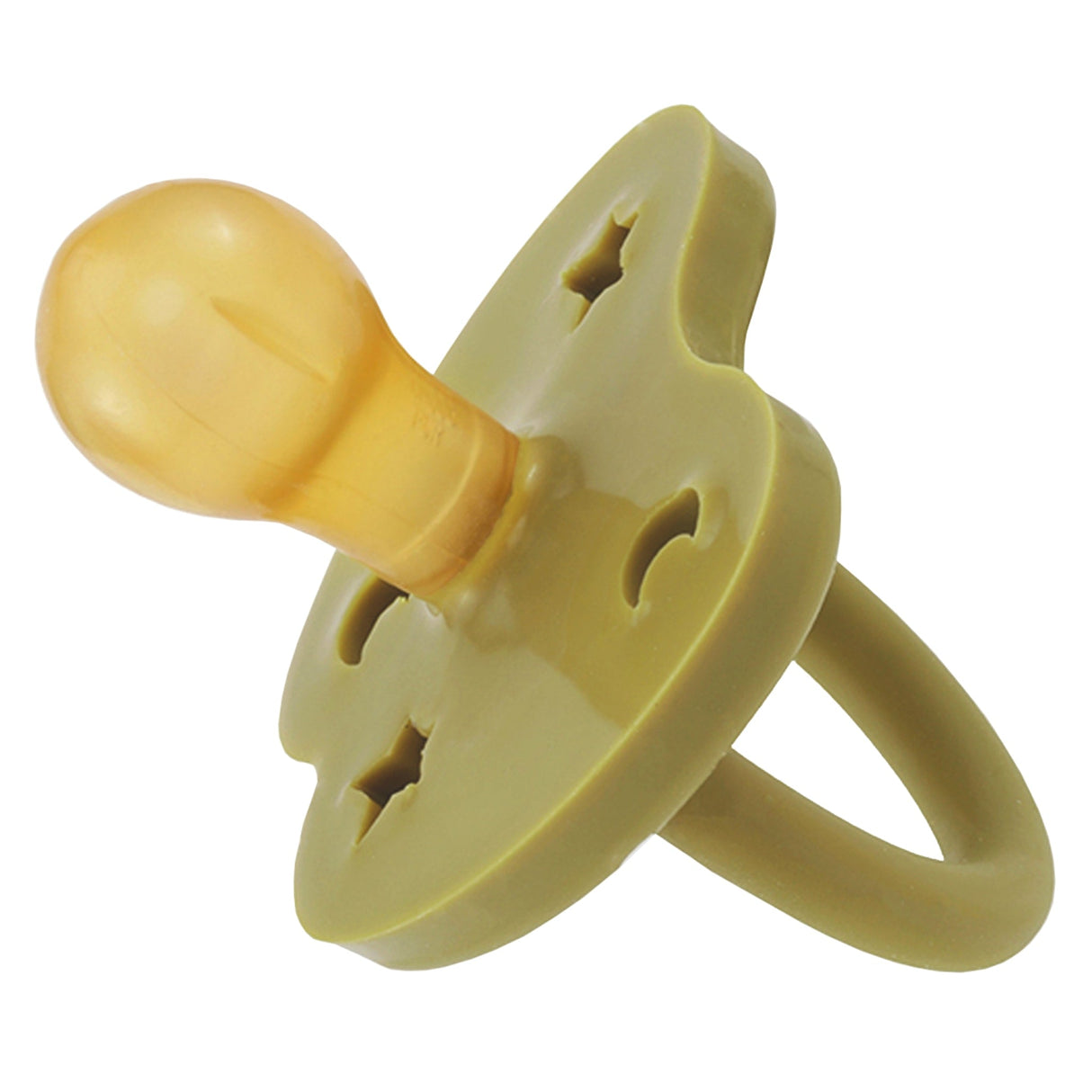 Natural Rubber Pacifier ROUND 3-36 Months Single-Pack - Round 3-36 months