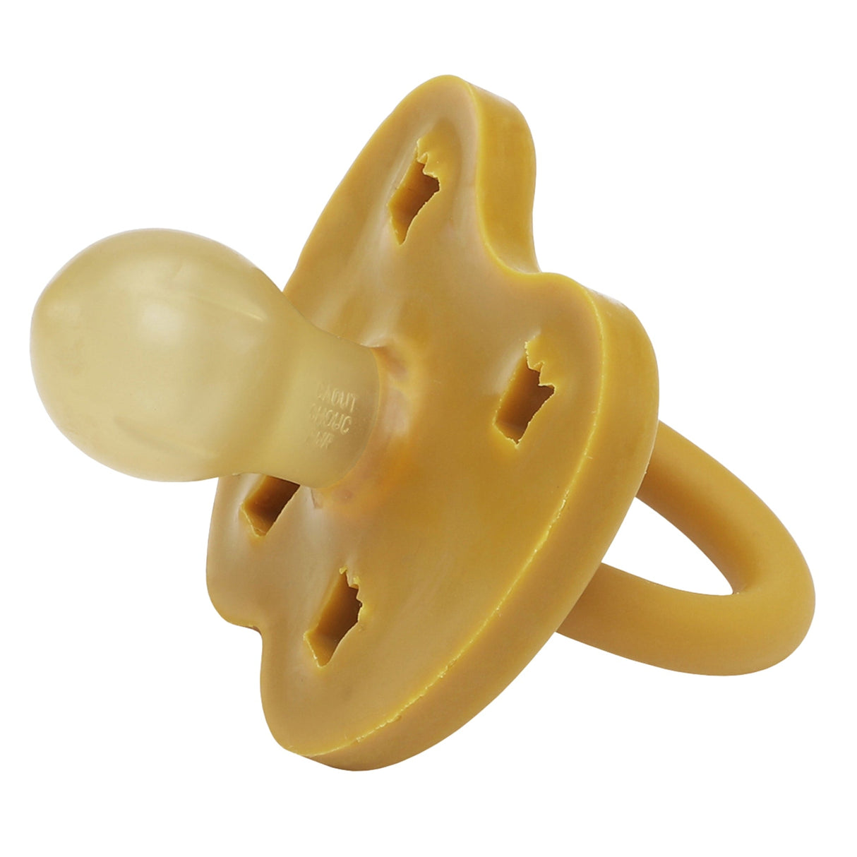 Natural Rubber Pacifier ROUND 3-36 Months Single-Pack - Round 3-36 months