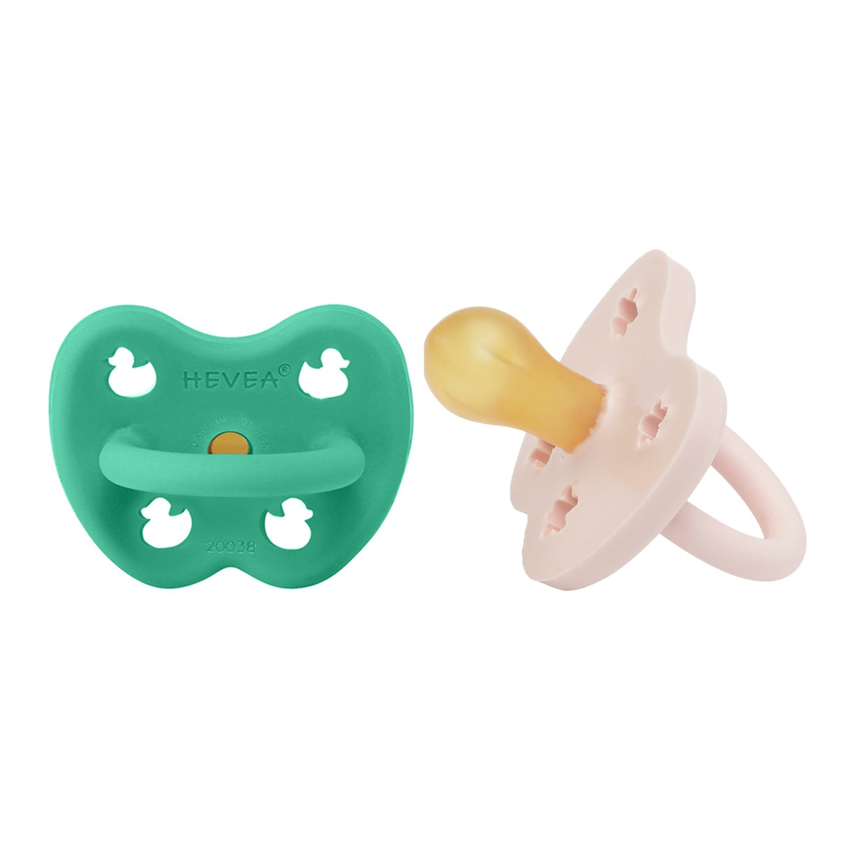 Natural Rubber Pacifier ROUND 3-36 Months Two-Pack - Round 3-36 months