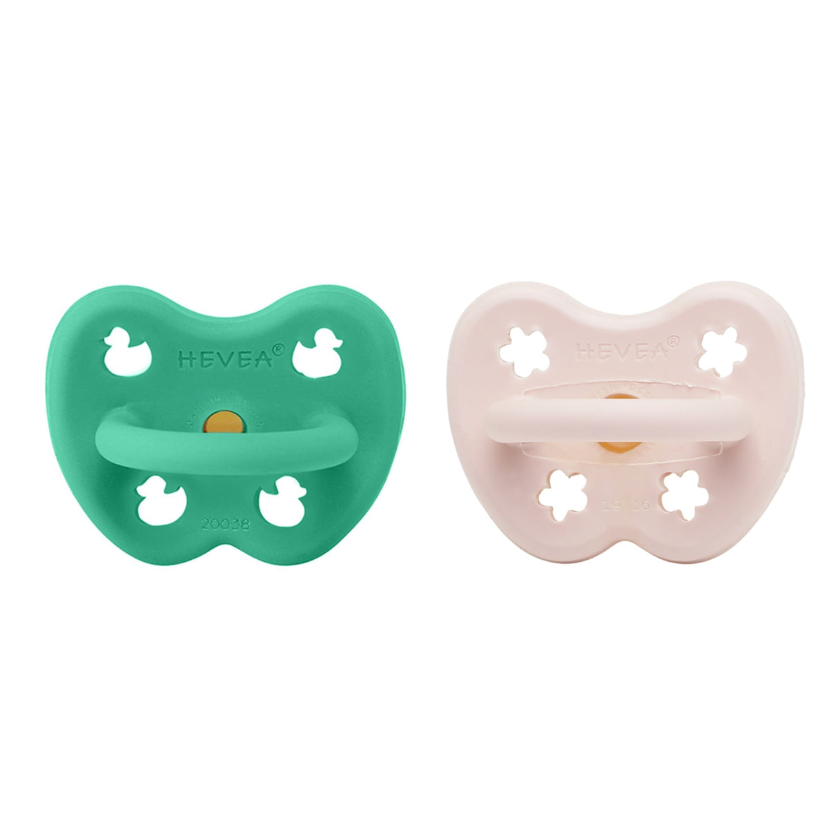 Natural Rubber Pacifier ROUND 3-36 Months Two-Pack - Round 3-36 months