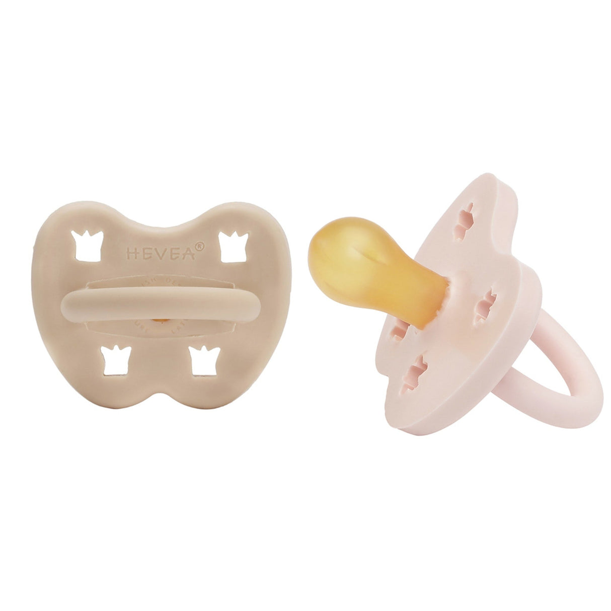 Natural Rubber Pacifier ROUND 3-36 Months Two-Pack - Round 3-36 months