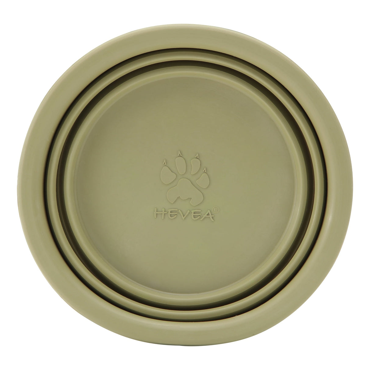 Dog Bowl on the Go in Natural Rubber -