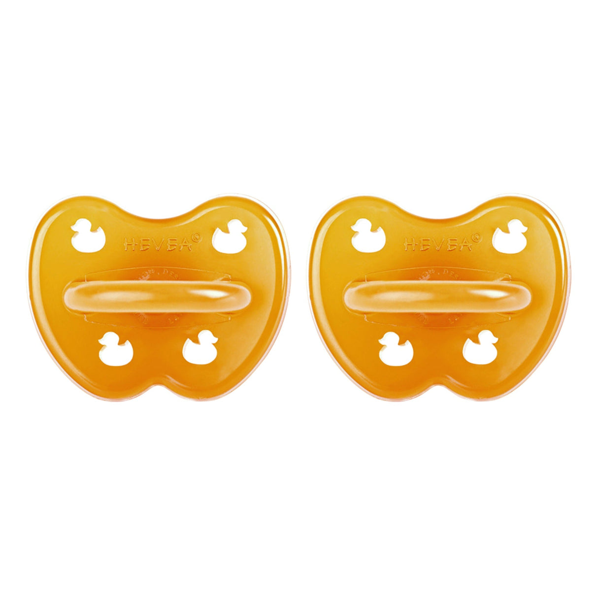 Natural Rubber Pacifier SYMMETRICAL Newborn 0+ Months Two-Pack - Symmetrical 0-3 months