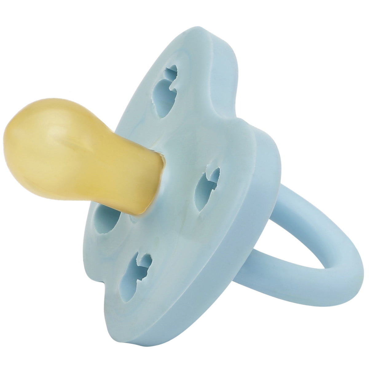 Trial Trio-Pack Natural Rubber Pacifiers - Three Teat Mix for Newborn 0+ Months - 0-3 months