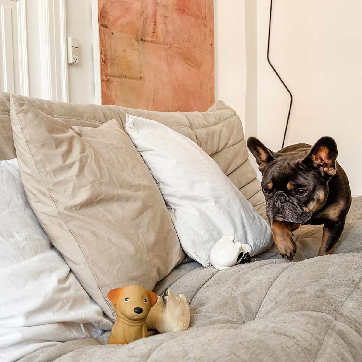 Dog Chew Toy - The Breed Collection in Natural Rubber -