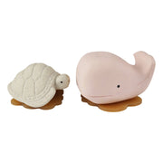 Squeeze'n'Splash Whale & Turtle Bath Toys Gift Set -