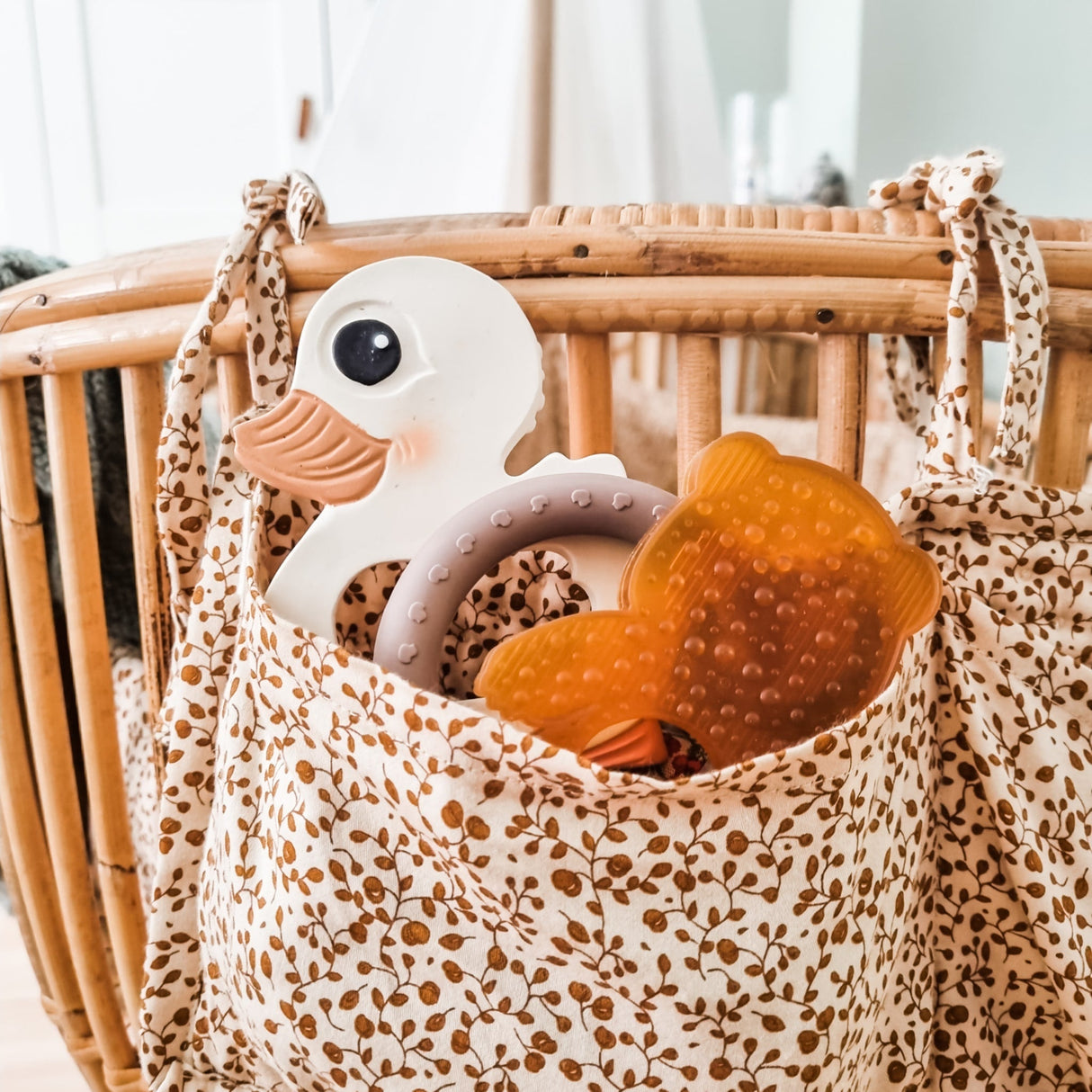 Kawan Teether Rings in Natural Rubber Two-Pack -