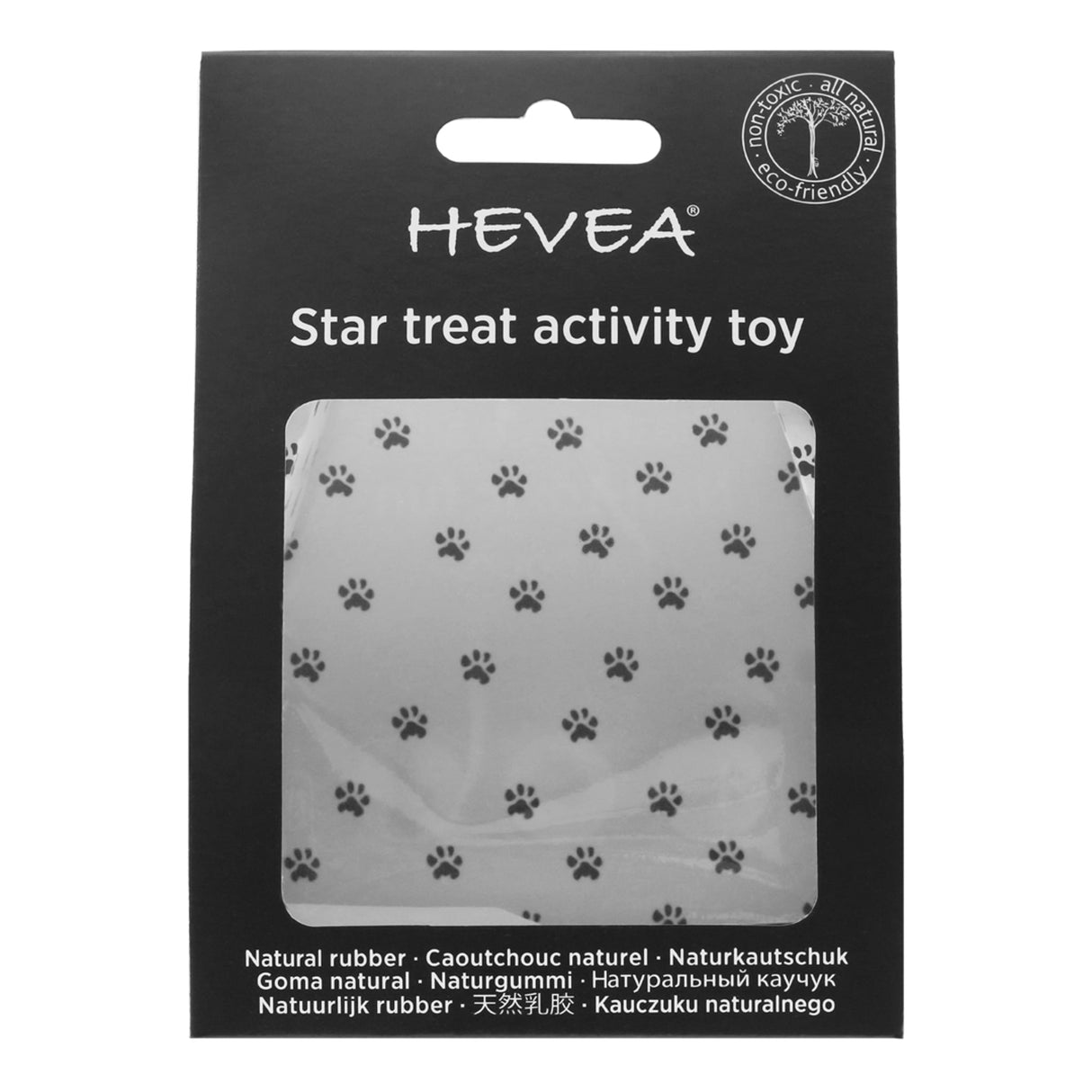 Star Treat Dog Activation Toy in Natural Rubber -