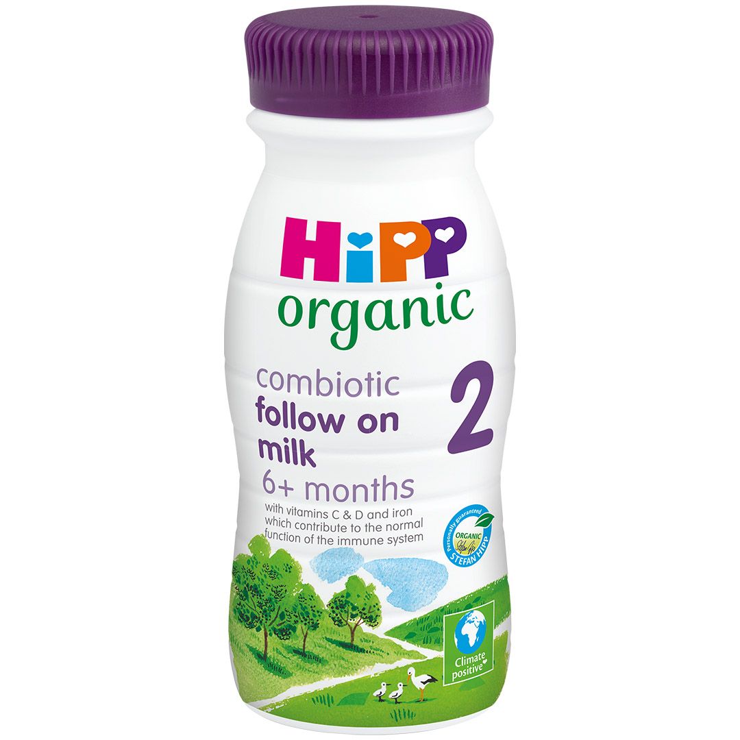 HiPP Organic 2 Follow on Baby Milk Ready to feed liquid from 6 months