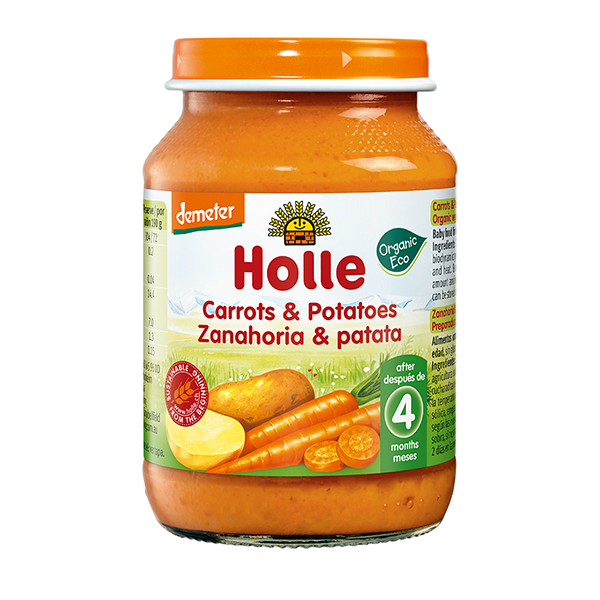 Holle Organic Carrots & Potatoes Baby Food