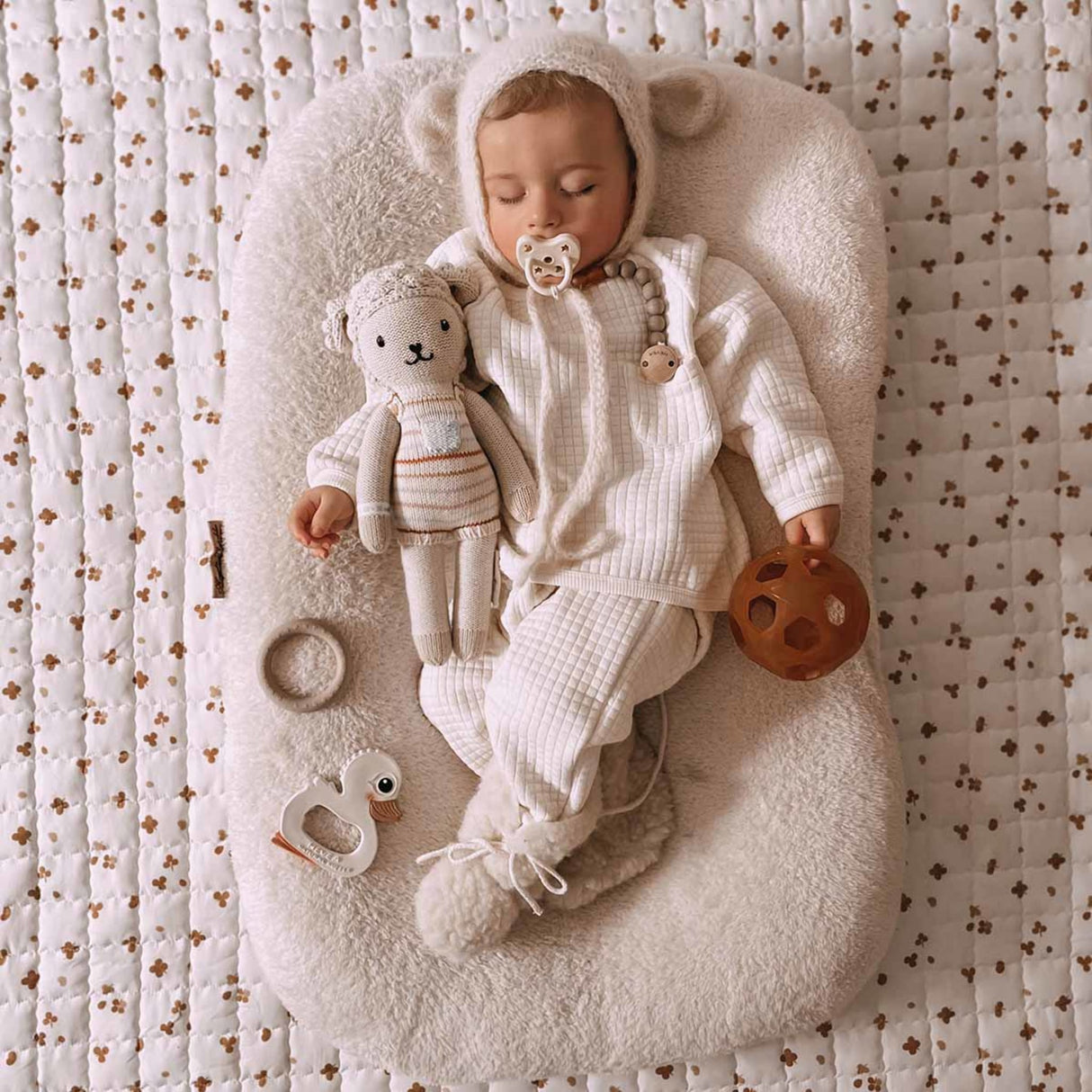 Natural Rubber Pacifier ROUND 3-36 Months Single-Pack - Round 3-36 months