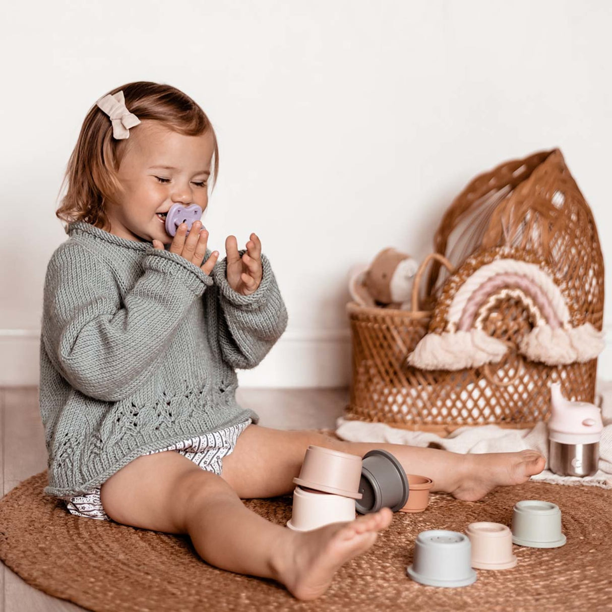 Natural Rubber Pacifier ROUND 3-36 Months Single-Pack - Round 3-36 months