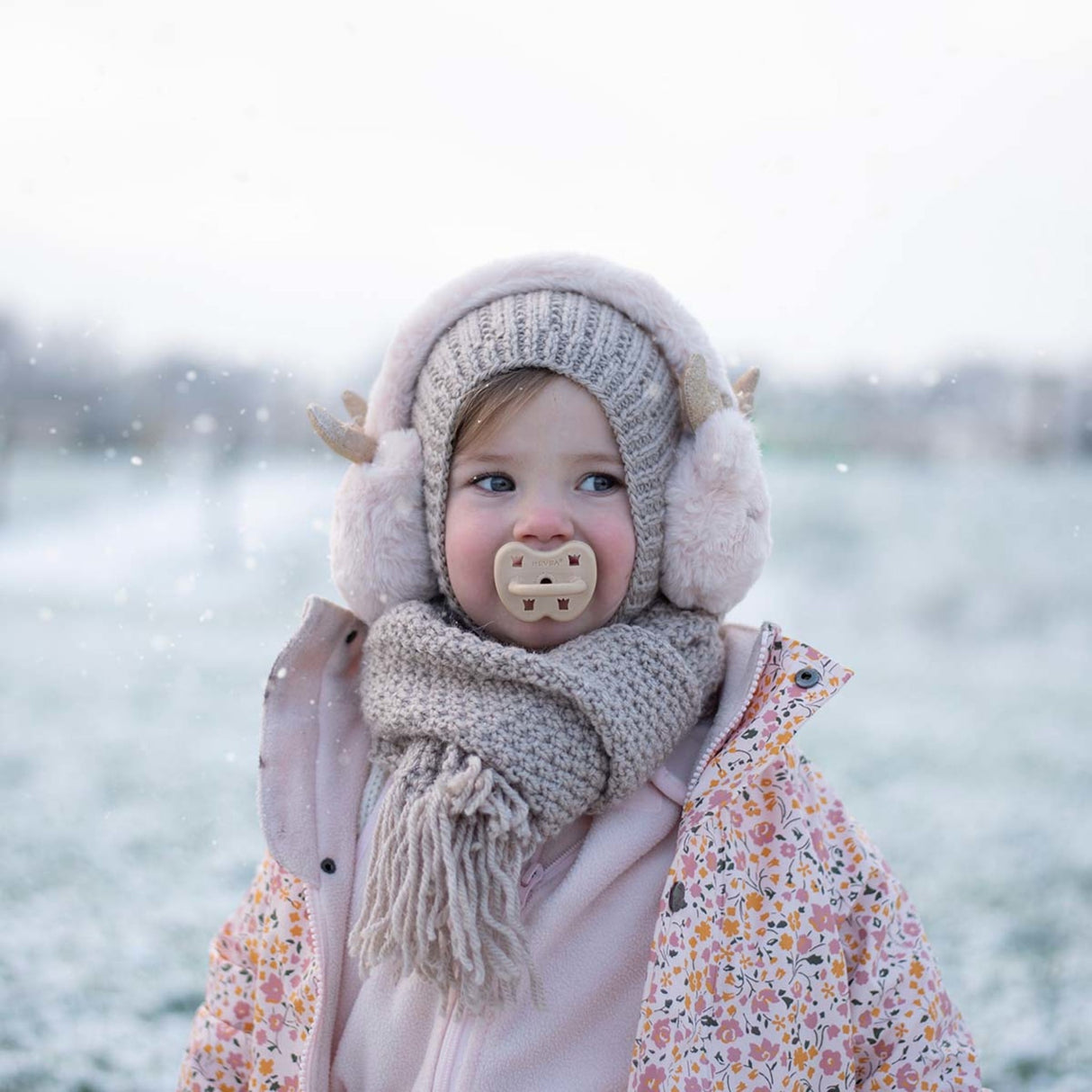 Natural Rubber Pacifier ROUND 3-36 Months Single-Pack - Round 3-36 months