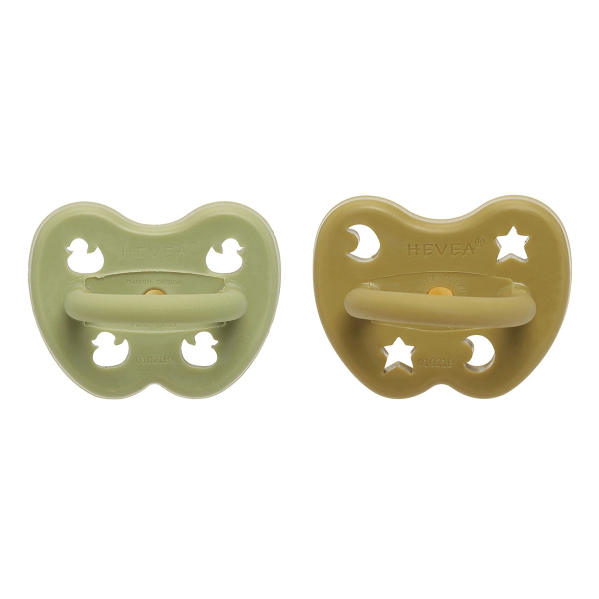 Natural Rubber Pacifier ROUND 3-36 Months Two-Pack - Round 3-36 months
