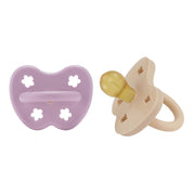 Natural Rubber Pacifier ROUND 3-36 Months Two-Pack - Round 3-36 months
