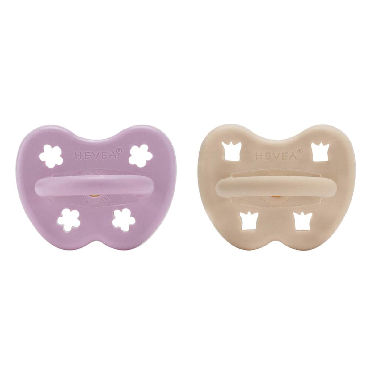 Natural Rubber Pacifier ROUND 3-36 Months Two-Pack - Round 3-36 months