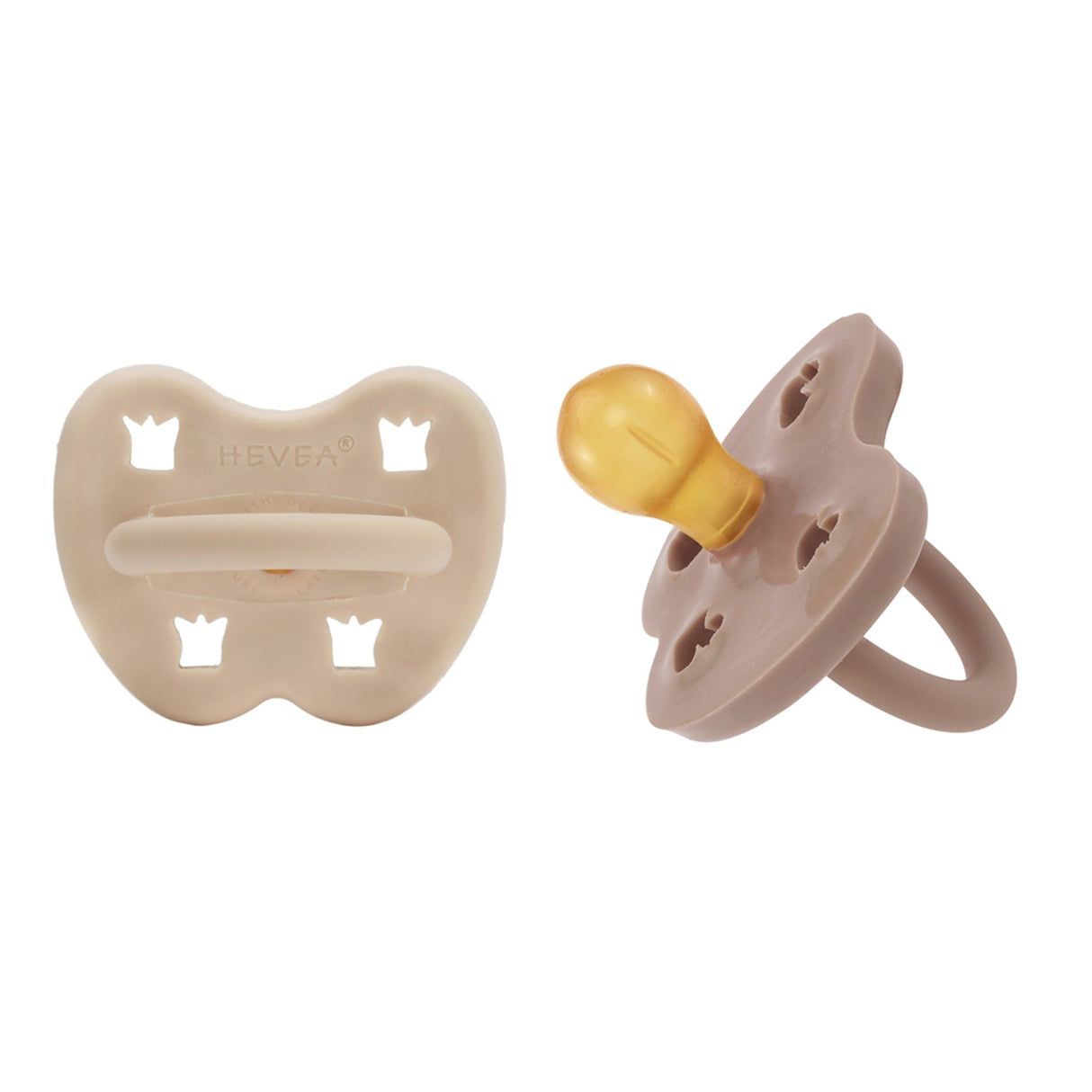 Natural Rubber Pacifier ROUND 3-36 Months Two-Pack - Round 3-36 months