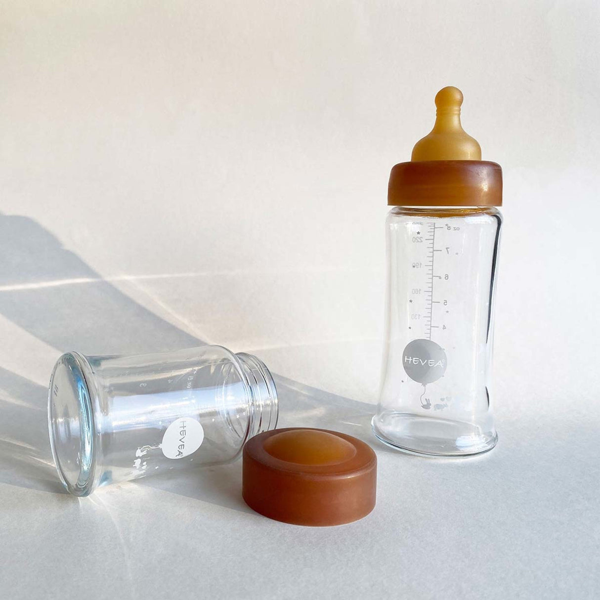 Wide Neck Baby Glass Bottle Nipple Single-Pack -