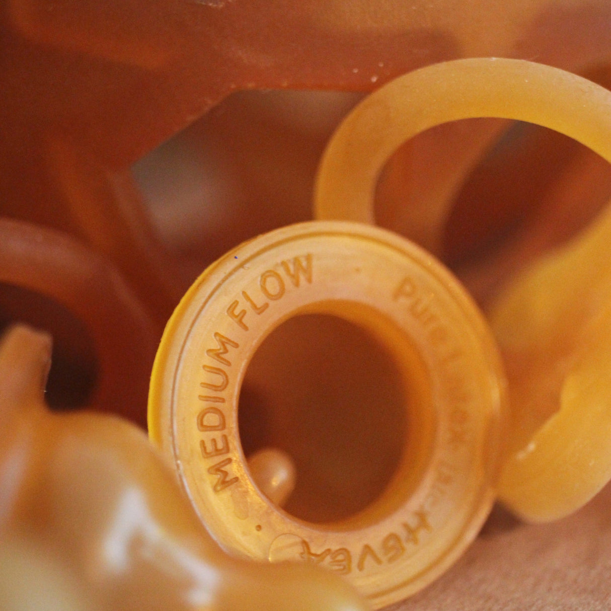 Standard Neck Baby Glass Bottle Nipples Two-Pack -