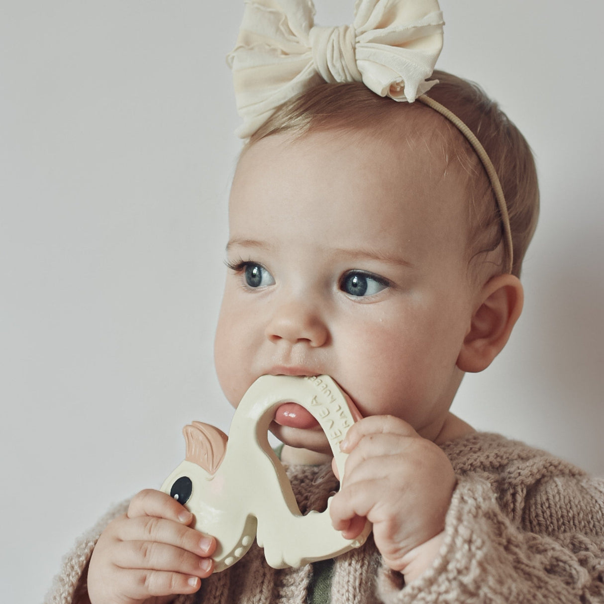 Kawan Duck Teether in Natural Rubber -